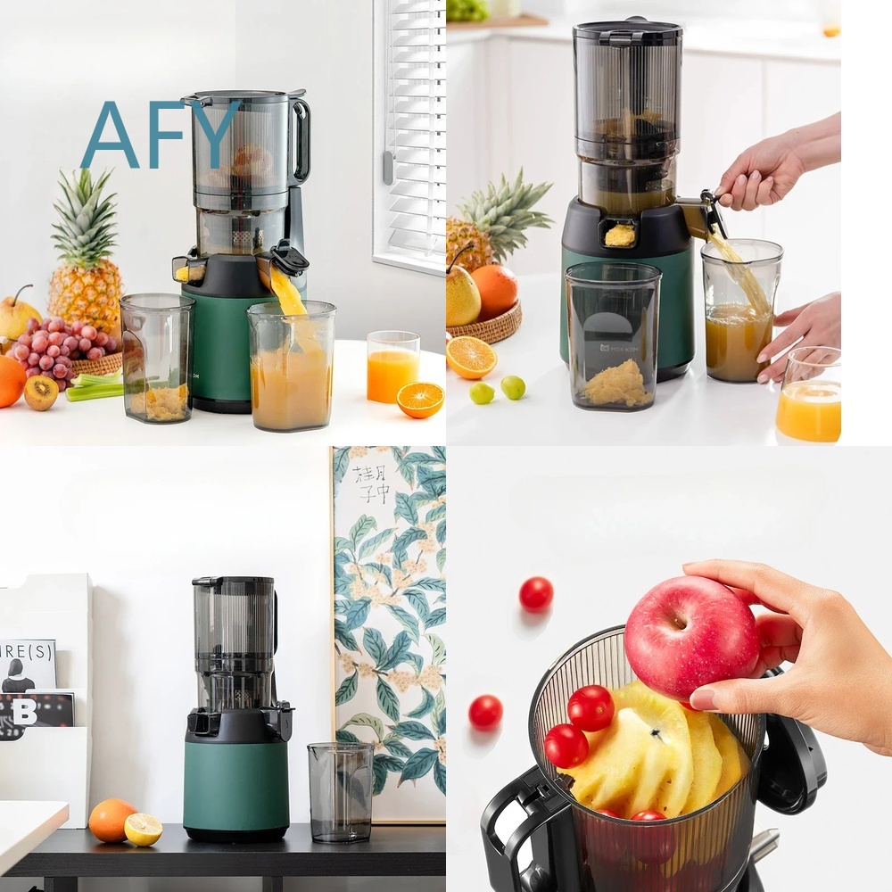 Electric Slow Juicer Cold Press - เครื่องสกัดน้ำผลไม้แบบเย็น 220V สำหรับเครื่องคั้นน้ำผลไม้ไฟฟ้า ไม่ต้องกรอง ล้างง่าย ปากกว้าง