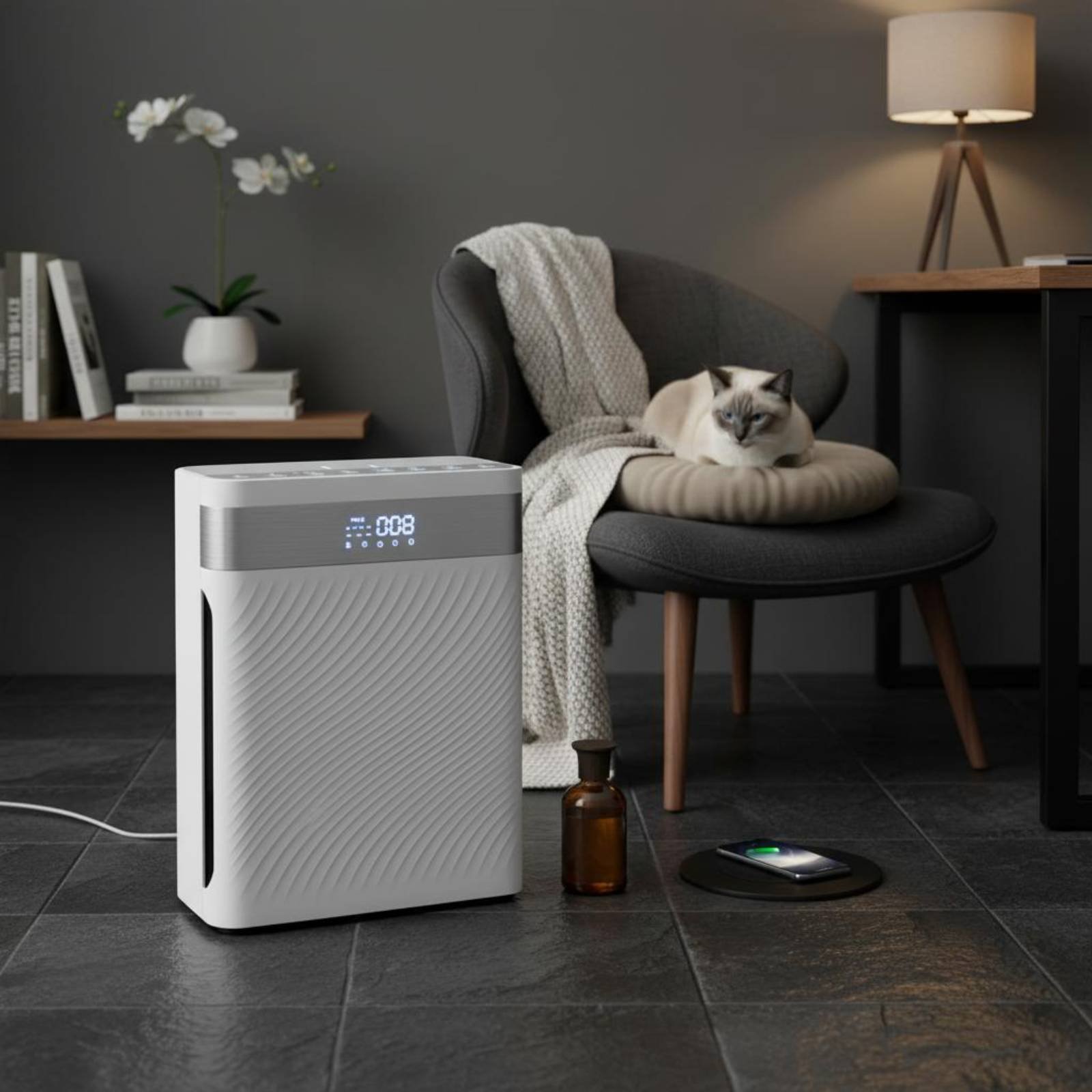 Home Appliances - เครื่องฟอกอากาศสำหรับสัตว์เลี้ยง เครื่องดูดฝุ่นกำลังดูดแรง เครื่องฟอกอากาศสำหรับสัตว์เลี้ยง เครื่องใช้ในบ้าน กำจัดกลิ่น แผ่นกรองคาร์บอนกัมมันต์สำหรับห้องนั่งเล่น
