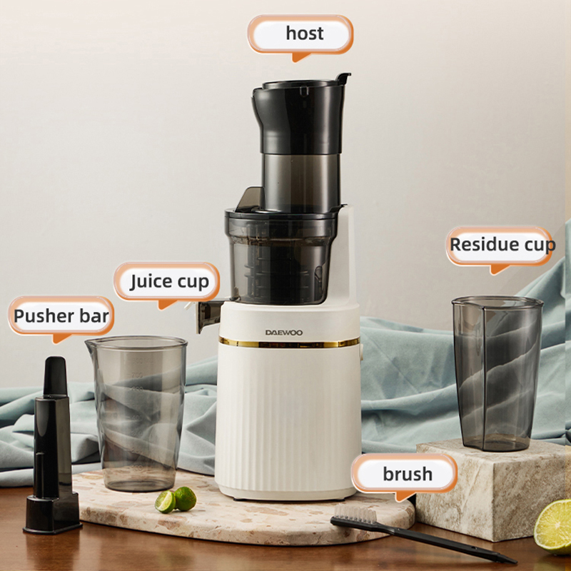 Electric Slow Juicer Cold Press - เครื่องปั่นแบบพกพา เครื่องคั้นน้ำผลไม้ไฟฟ้าแบบสกัดเย็น - สำหรับผลไม้ ผัก และส้ม
