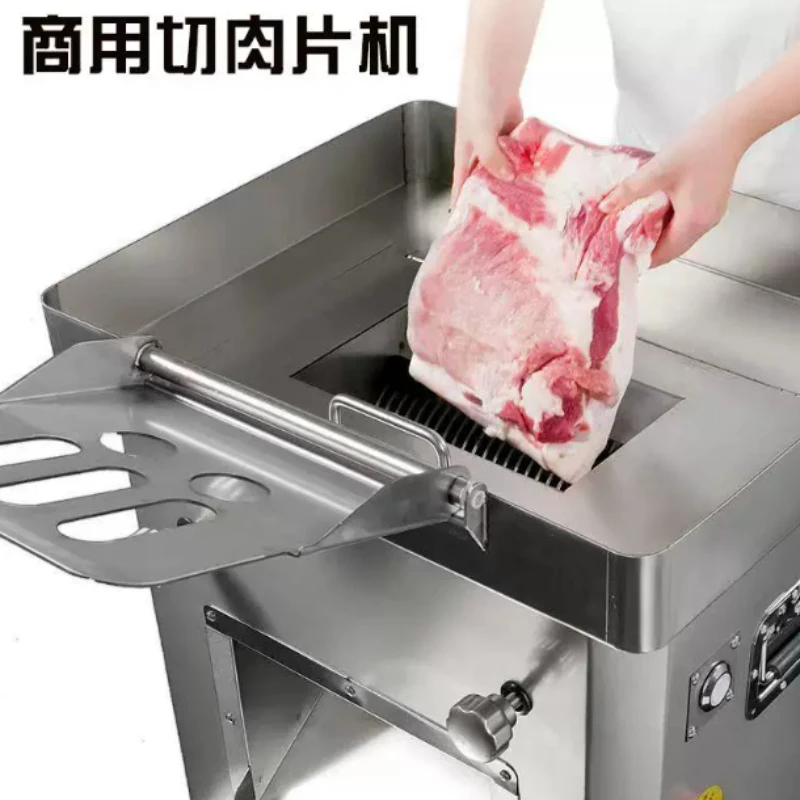 Automatic Meat Slicer Home - เครื่องหั่นอาหารอัตโนมัติ, เครื่องตัดเนื้อไฟฟ้า, เครื่องหั่นผัก เหมาะสำหรับใช้ในครัวเรือนและครัวเชิงพาณิชย์