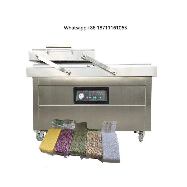 Food Vacuum Sealer Machine - เครื่องซีลสูญญากาศแบบกึ่งอัตโนมัติสำหรับบรรจุภัณฑ์เต้าหู้แบบสองชั้นพร้อมระบบเติมก๊าซ