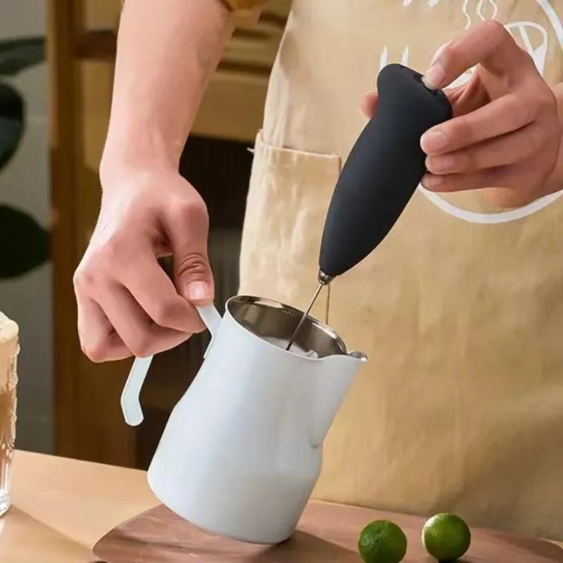 Electric Milk Frother Handheld - เครื่องตีฟองนมขนาดเล็ก ชาร์จผ่าน USB ปรับความเร็วได้ 3 ระดับ