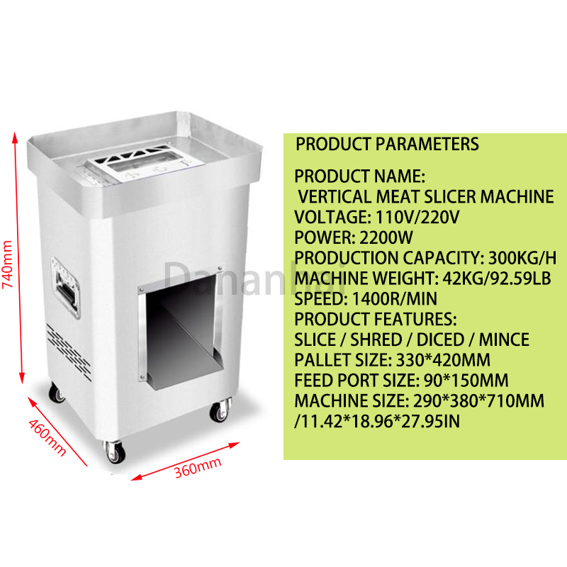 เครื่องหั่นเนื้ออัตโนมัติเต็มร - Automatic Meat Slicer Home บทวิจารณ์และราคา