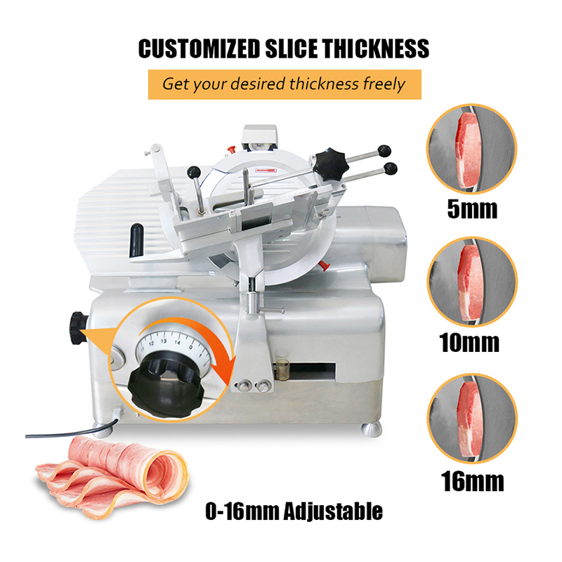 เครื่องหั่นเนื้อและชีสไฟฟ้าอัต - Automatic Meat Slicer Home บทวิจารณ์และราคา