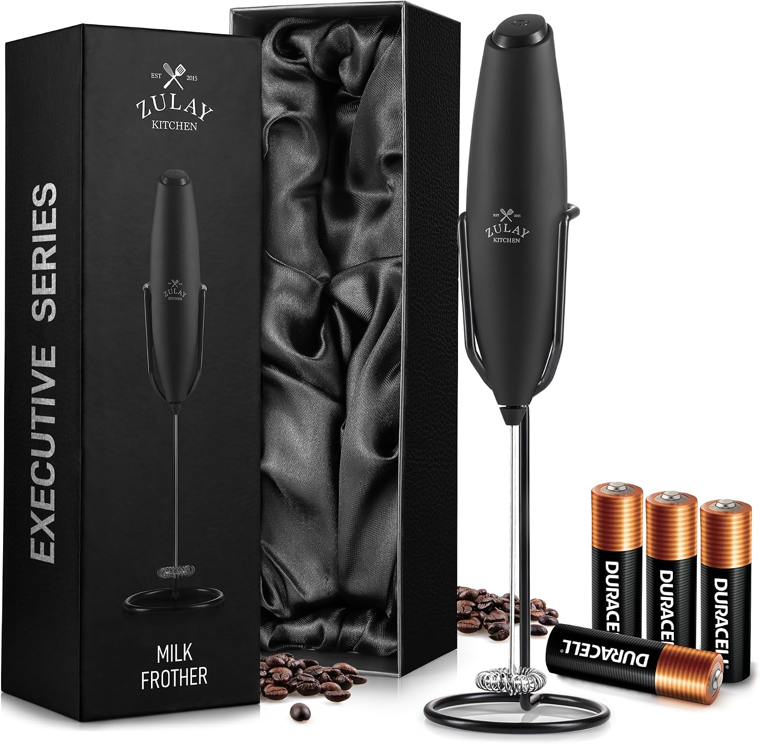 เครื่องทำฟองนมไฟฟ้าแบบมือถือสำ - Electric Milk Frother Handheld บทวิจารณ์และราคา
