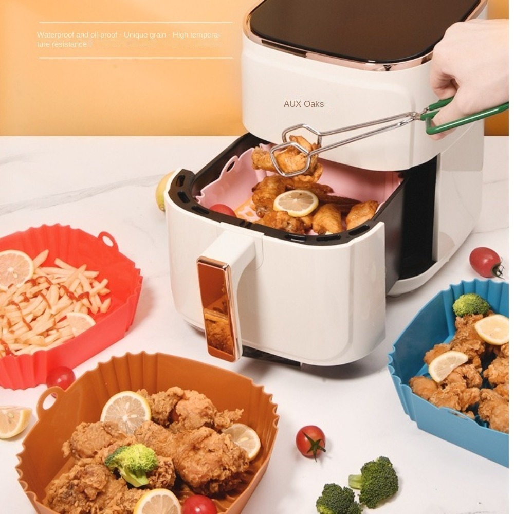 แผ่นรองซิลิโคนกันติดสำหรับหม้อ - Air Fryer Silicone Pot Liner บทวิจารณ์และราคา