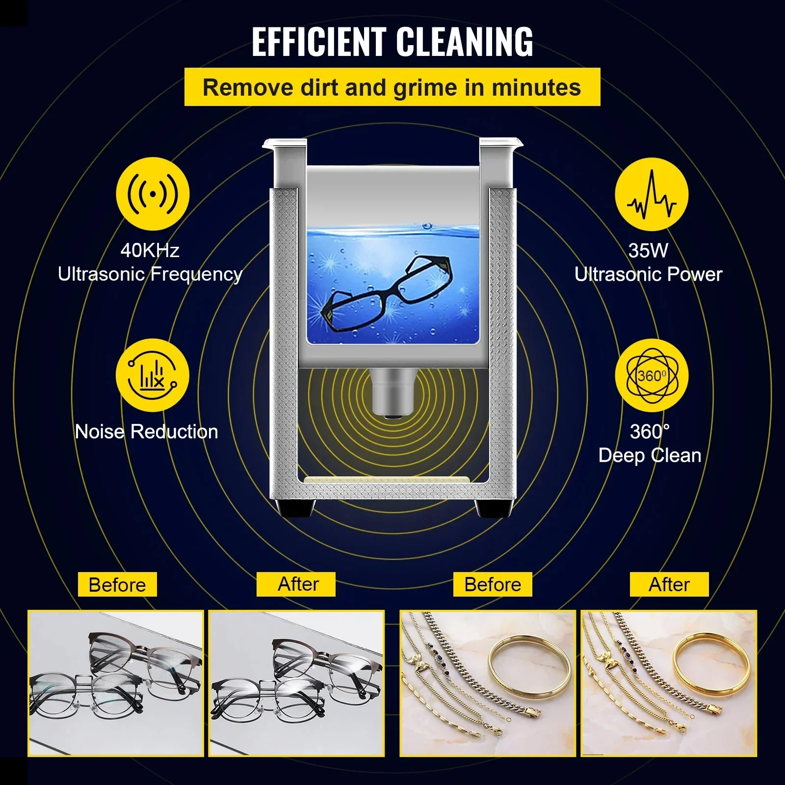 เครื่องทำความสะอาดด้วยคลื่นอัล - Home Appliances บทวิจารณ์และราคา