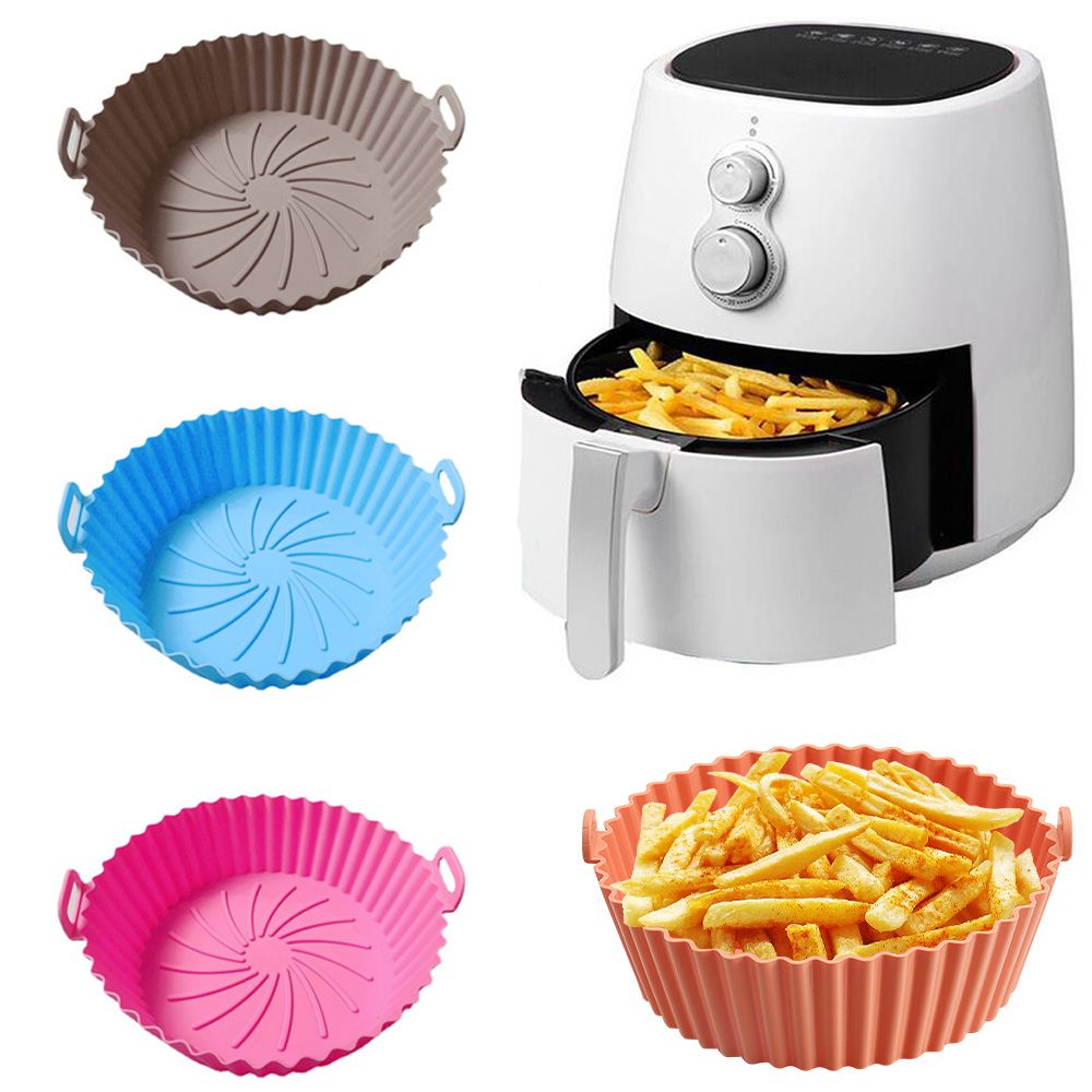 1ชิ้นตะกร้าใส่ของอบสำหรับหม้อท - Air Fryer Silicone Pot Liner บทวิจารณ์และราคา