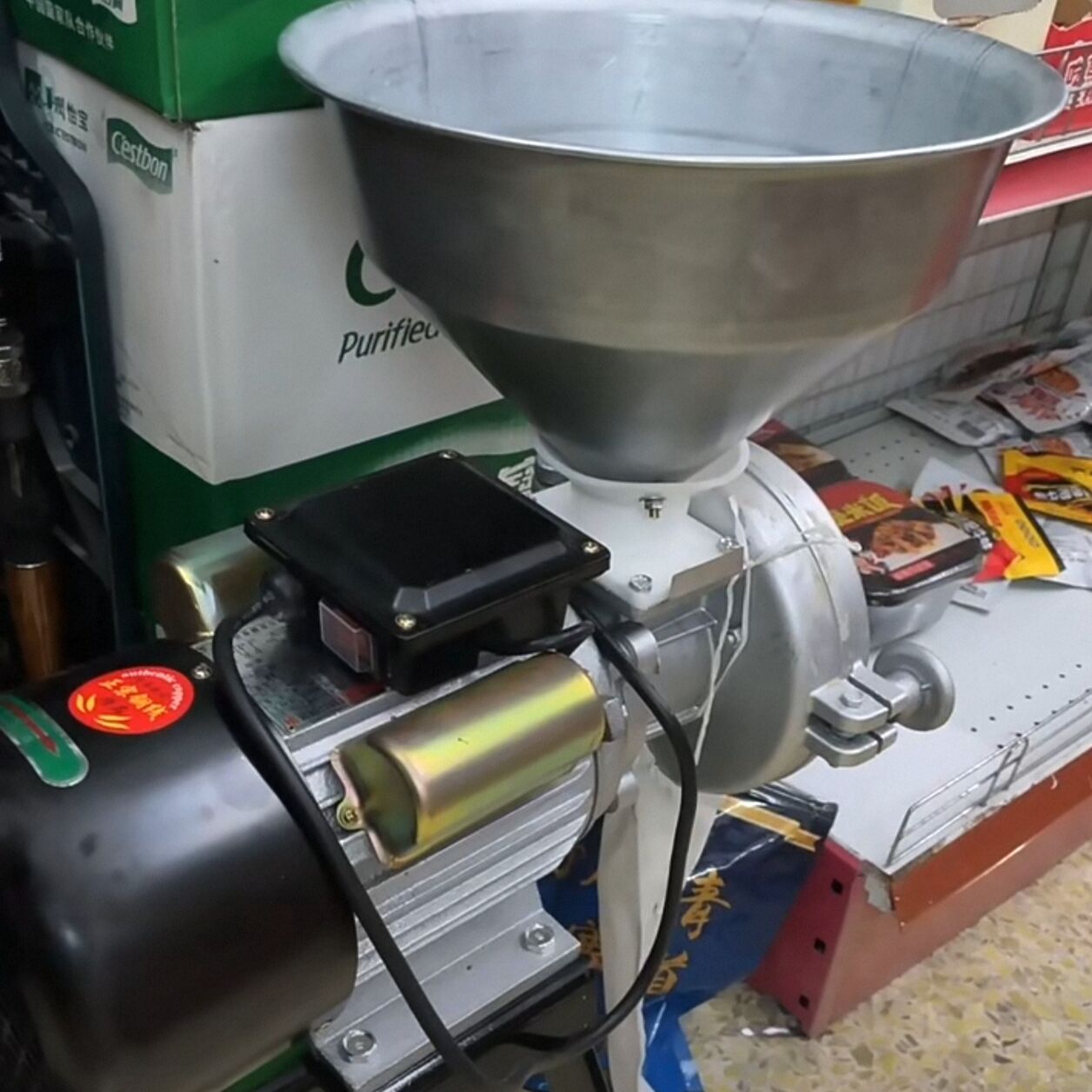 เครื่องบดเมล็ดพืชไฟฟ้า เครื่อง - Coffee Bean Grinder Electric บทวิจารณ์และราคา