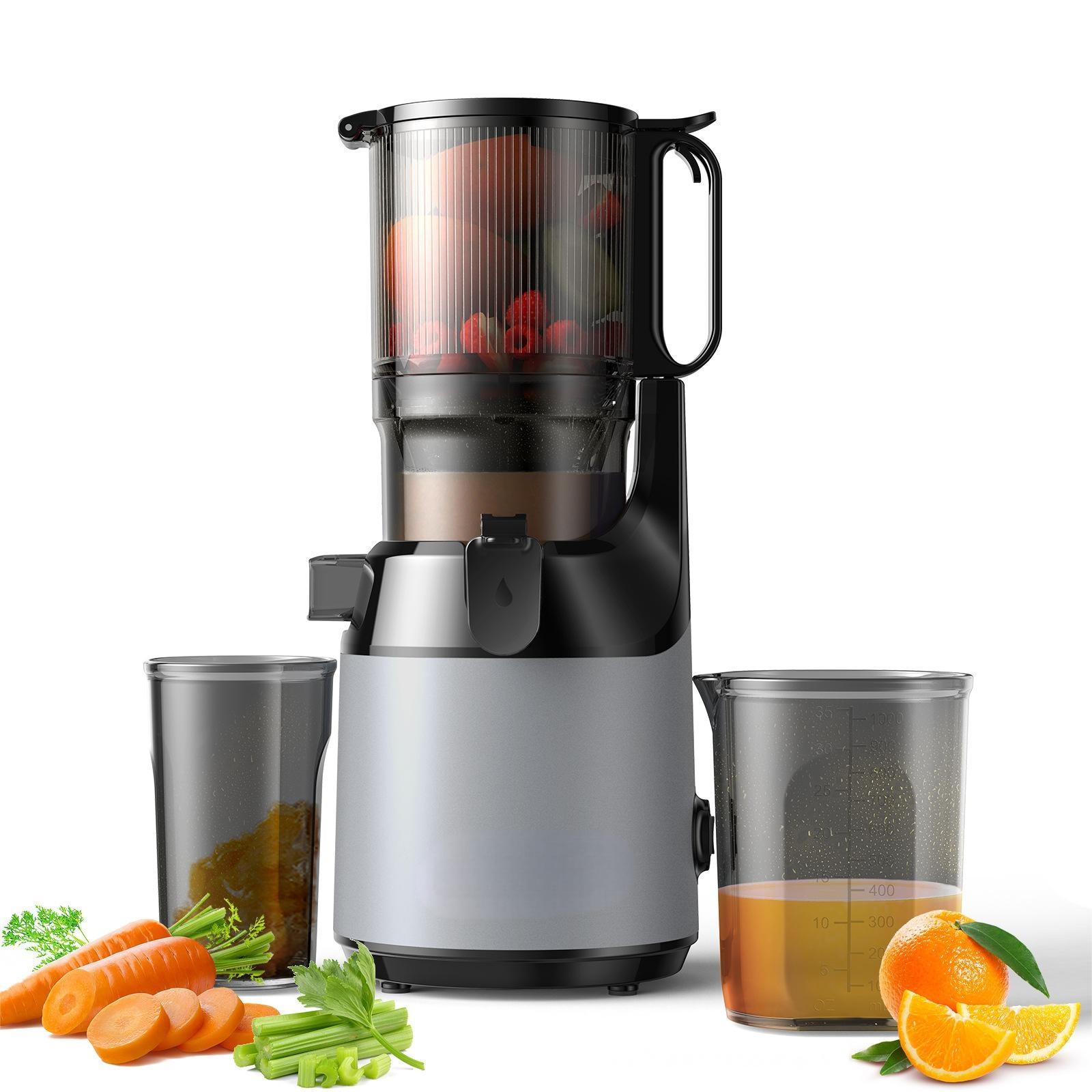 เครื่องคั้นน้ำผลไม้แบบพกพาขนาด - Electric Slow Juicer Cold Press บทวิจารณ์และราคา