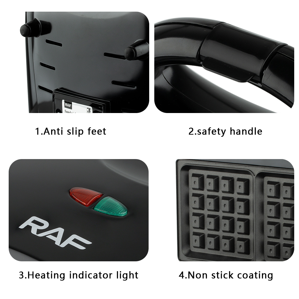 เครื่องทำวาฟเฟิลไฟฟ้าแบบมืออาช - Mini Waffle Maker Machine บทวิจารณ์และราคา