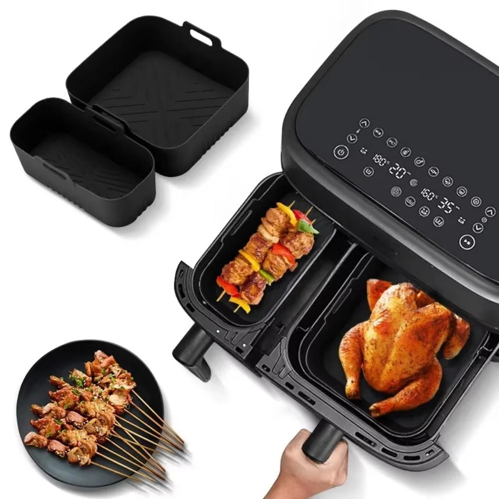 แผ่นรองหม้อทอดไร้น้ำมัน 6 ลิตร - Air Fryer Silicone Pot Liner บทวิจารณ์และราคา