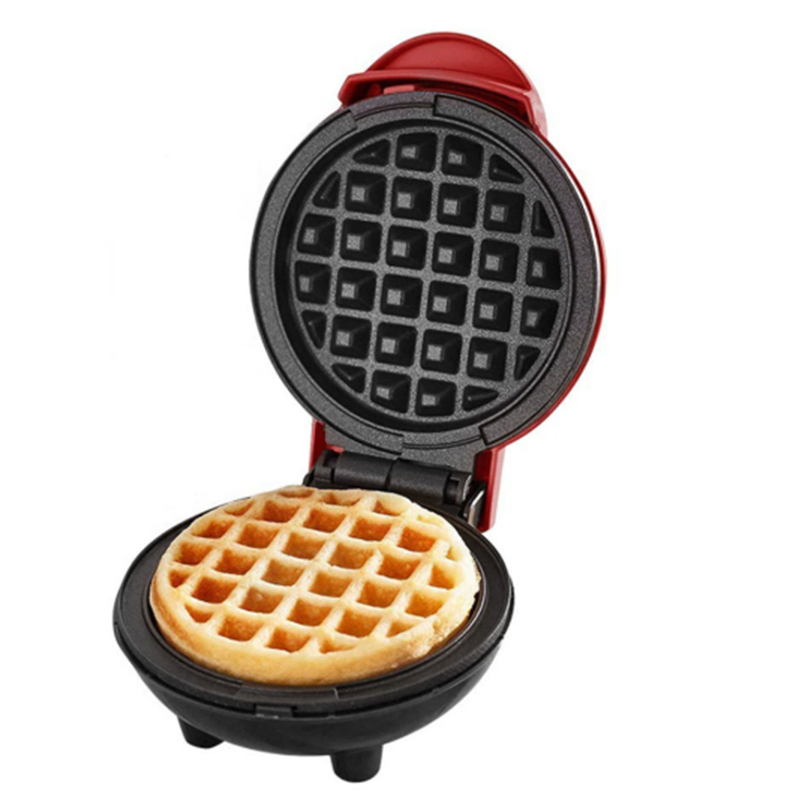 เครื่องทำวาฟเฟิลไฟฟ้าแบบพกพาขน - Mini Waffle Maker Machine บทวิจารณ์และราคา
