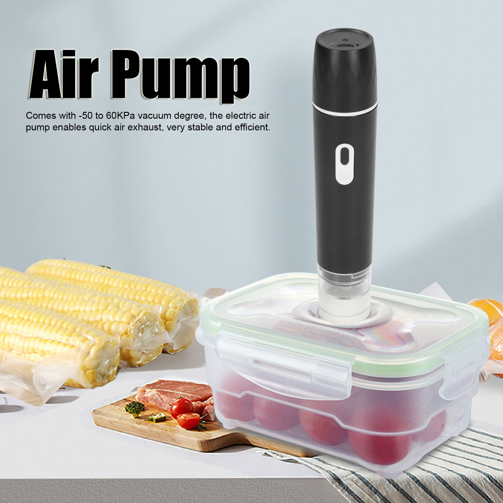 เครื่องปั๊มลมไฟฟ้าแบบมือถือสำห - Food Vacuum Sealer Machine บทวิจารณ์และราคา