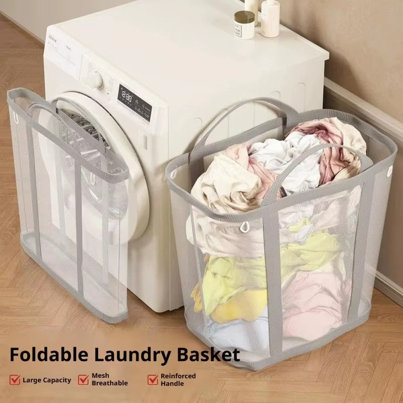ตะกร้าซักผ้าตาข่ายไนลอนพร้อมหู - Laundry บทวิจารณ์และราคา