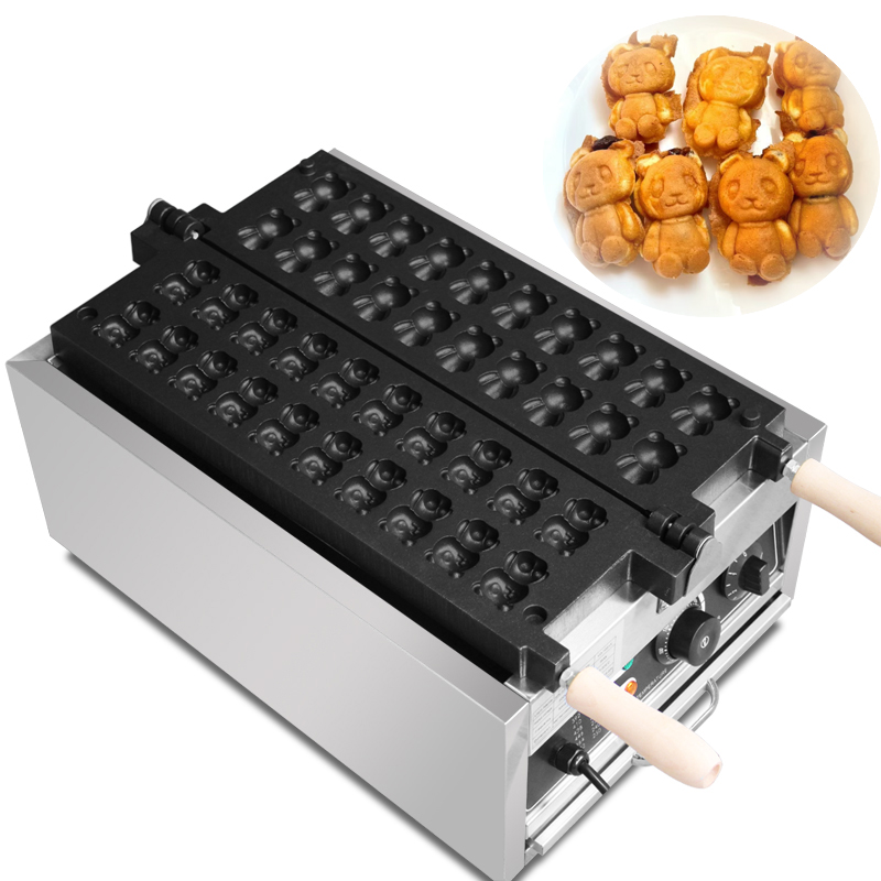 เครื่องทำวาฟเฟิลไท่ยากิรูปหมี  - Mini Waffle Maker Machine บทวิจารณ์และราคา