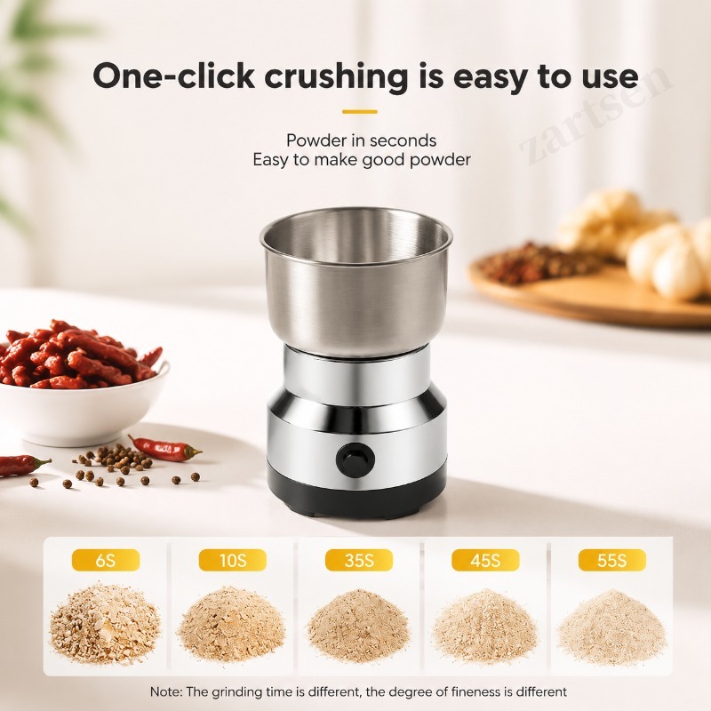 เครื่องบดอเนกประสงค์ในครัว 4 ใ - Coffee Bean Grinder Electric บทวิจารณ์และราคา