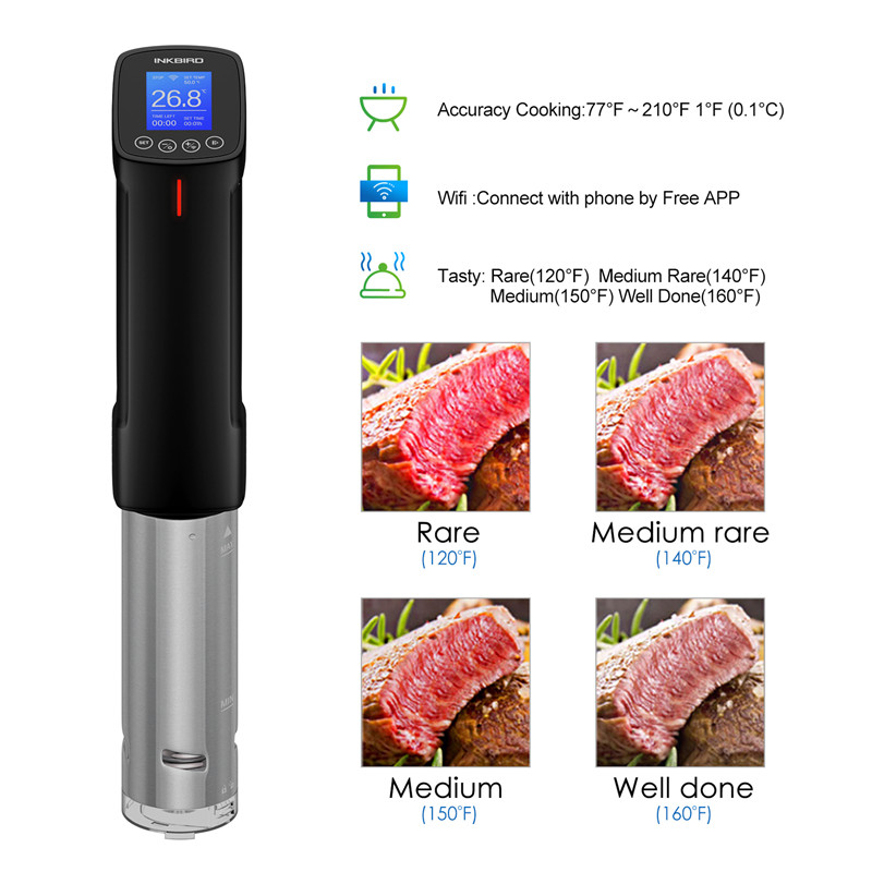 INKBIRD Sous Vide Wi-Fi Culina - Digital Sous Vide Precision Cooker บทวิจารณ์และราคา