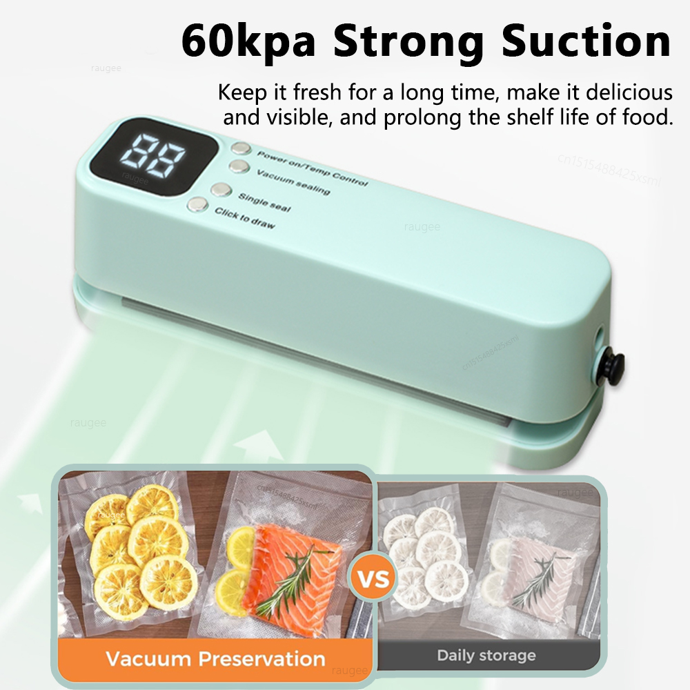 เครื่องซีลสูญญากาศแบบพกพา เครื - Food Vacuum Sealer Machine บทวิจารณ์และราคา