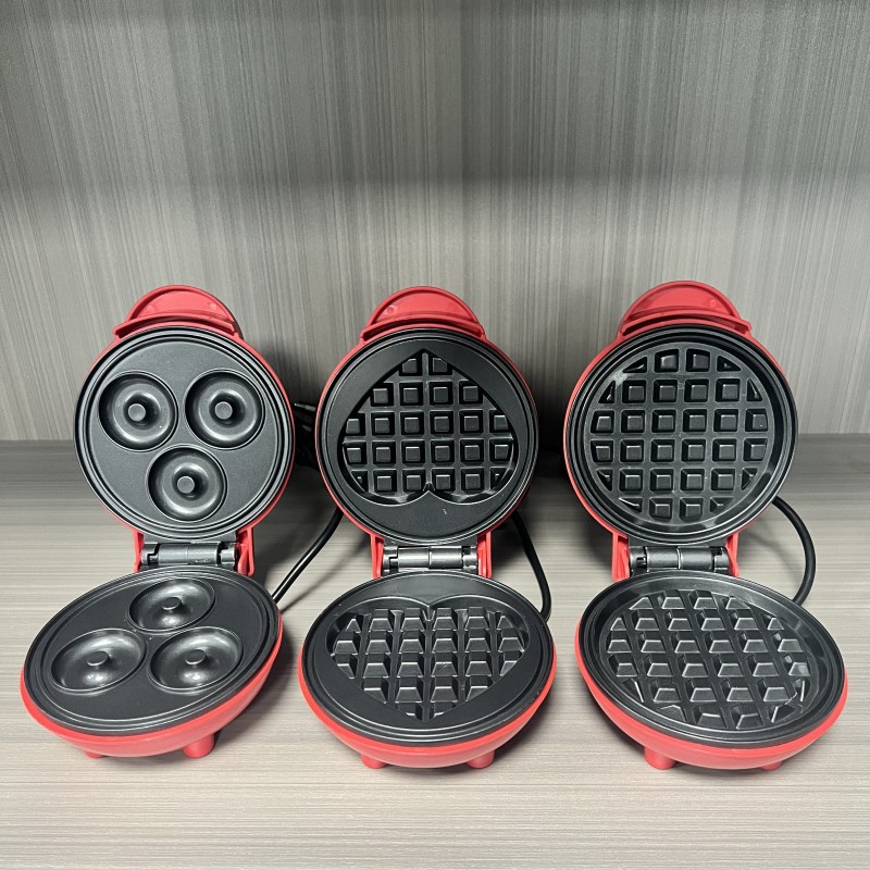 เครื่องทำวาฟเฟิลรูปหัวใจขนาดเล - Mini Waffle Maker Machine บทวิจารณ์และราคา