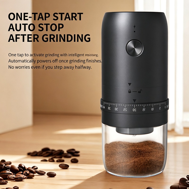 เครื่องบดเมล็ดกาแฟไฟฟ้าแบบพกพา - Coffee Bean Grinder Electric บทวิจารณ์และราคา