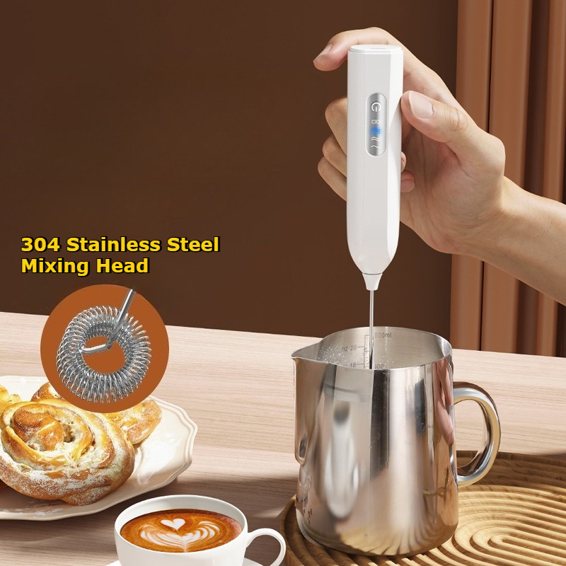 เครื่องตีฟองนมไฟฟ้าแบบมือถือ เ - Electric Milk Frother Handheld บทวิจารณ์และราคา