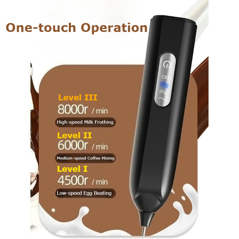 เครื่องตีฟองนมไฟฟ้าแบบมือถือ เ - Electric Milk Frother Handheld บทวิจารณ์และราคา