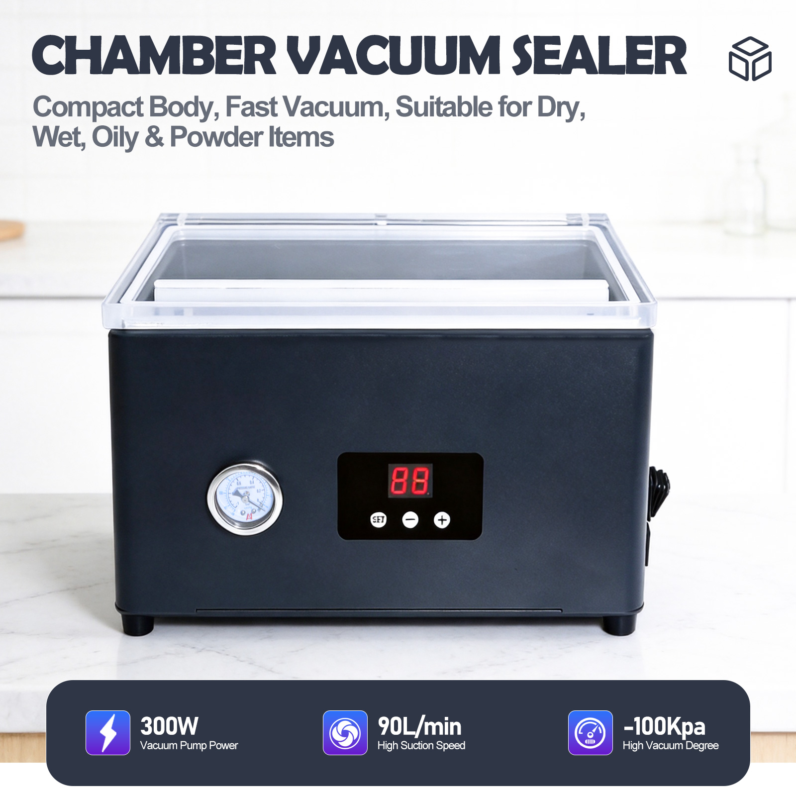 เครื่องซีลสูญญากาศอาหาร ZM-CVS - Food Vacuum Sealer Machine บทวิจารณ์และราคา