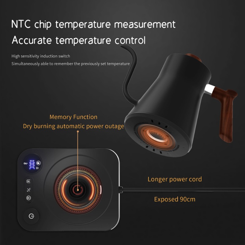 กาต้มน้ำไฟฟ้าอัจฉริยะ 1200 วัต - Electric Kettle Temperature Control บทวิจารณ์และราคา