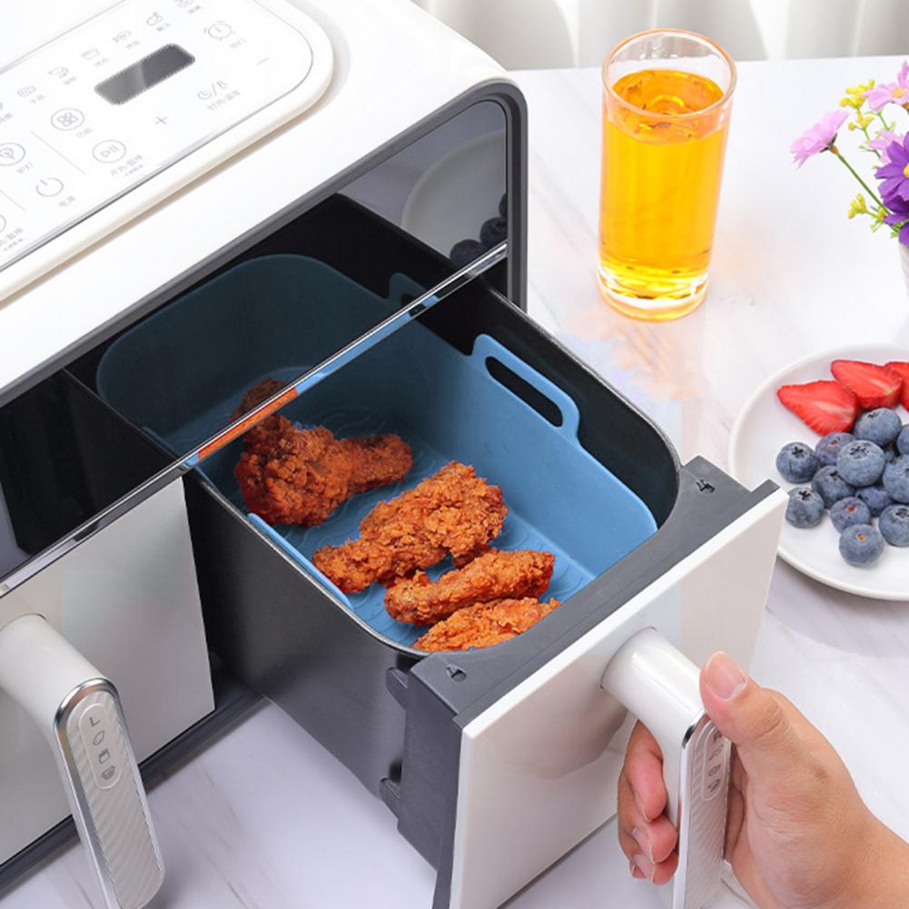 หม้อทอดไร้น้ำมัน แผ่นรองหม้อทอ - Air Fryer Silicone Pot Liner บทวิจารณ์และราคา