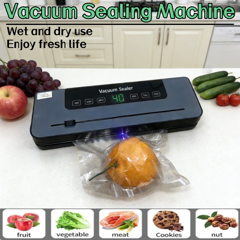 เครื่องซีลสูญญากาศไฟฟ้าอัตโนมั - Food Vacuum Sealer Machine บทวิจารณ์และราคา