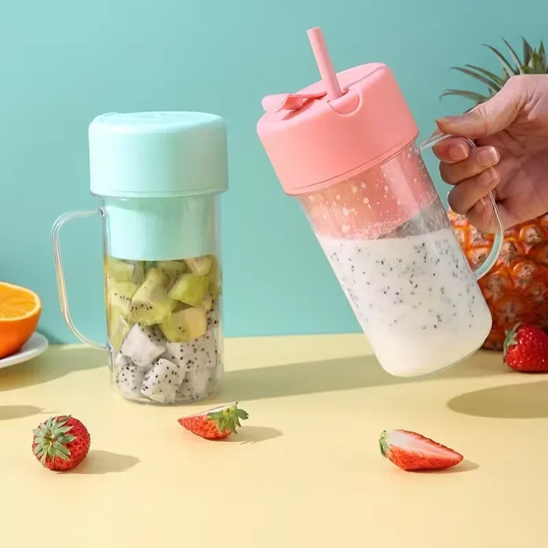 เครื่องปั่นน้ำผลไม้แบบพกพา ชาร - Portable Blender Usb Rechargeable บทวิจารณ์และราคา