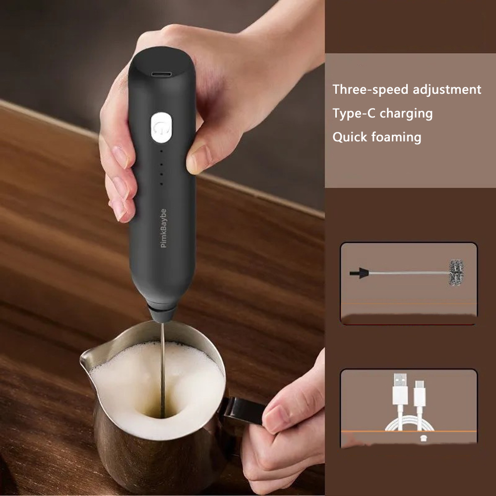 เครื่องตีฟองนมไฟฟ้าสำหรับทำกาแ - Electric Milk Frother Handheld บทวิจารณ์และราคา