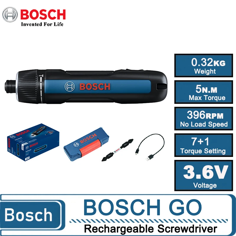 ไขควงไฟฟ้าไร้สาย Bosch GO 3, แ - Home Appliances บทวิจารณ์และราคา