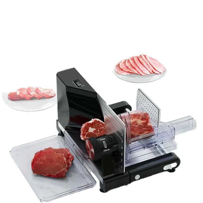 220V/110V เครื่องตัดอาหารไฟฟ้า - Automatic Meat Slicer Home บทวิจารณ์และราคา