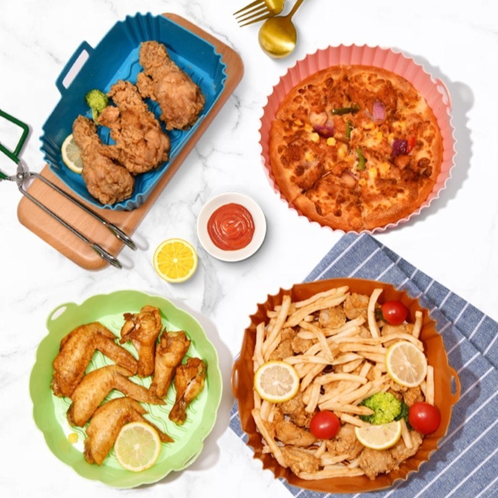 แผ่นรองซิลิโคนกันติดสำหรับหม้อ - Air Fryer Silicone Pot Liner บทวิจารณ์และราคา