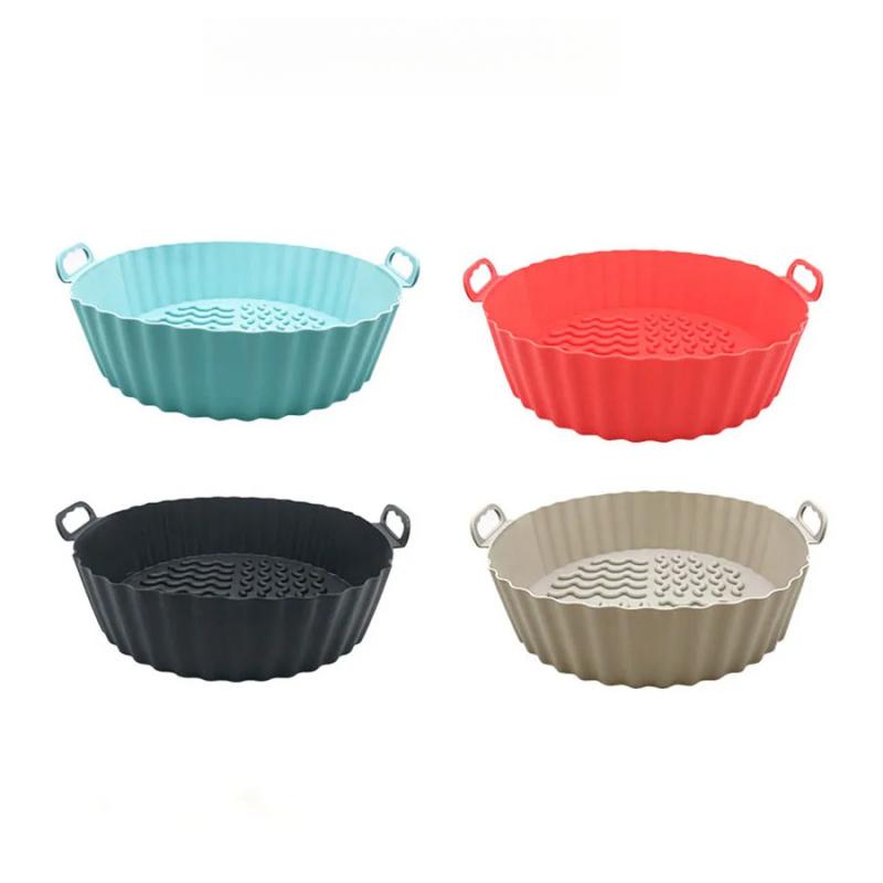 หม้อทอดซิลิโคน หม้อทอดอากาศ หม - Air Fryer Silicone Pot Liner บทวิจารณ์และราคา