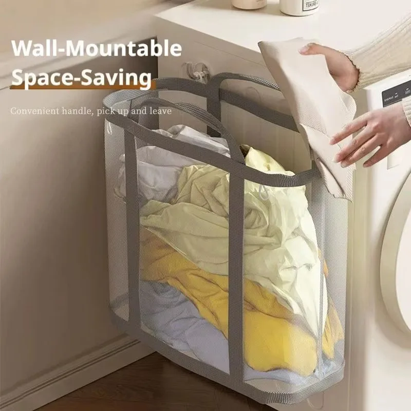 ตะกร้าซักผ้าตาข่ายไนลอนพร้อมหู - Laundry บทวิจารณ์และราคา